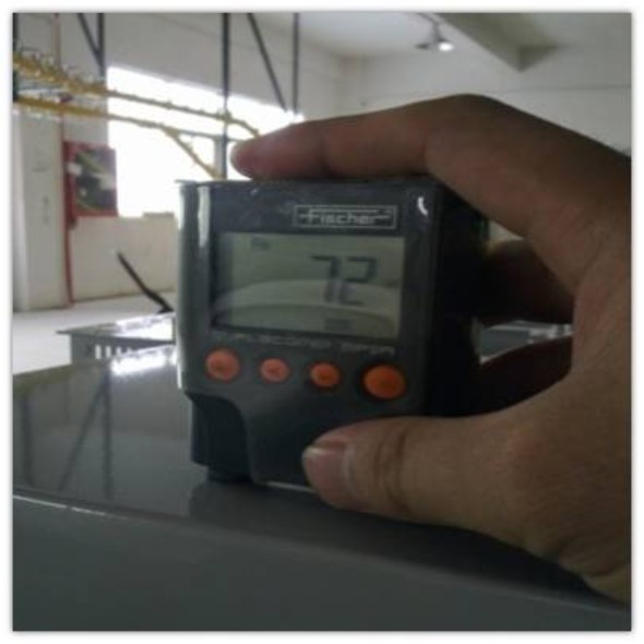 Coating thickness measurement